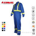 Workwear Coverall Cotton Reflective Construction Industry Mining Safety Wear Manufactory